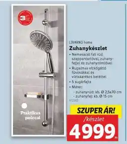 Lidl LIVARNO HOME Zuhanykészlet ajánlat