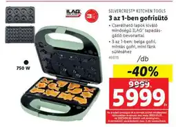Lidl SILVERCREST KITCHEN TOOLS 3 az 1-ben gofrisütő ajánlat