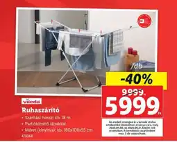 Lidl Vileda Ruhaszárító ajánlat