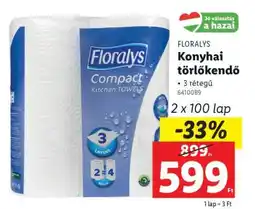 Lidl FLORALYS Konyhai törlőkendő ajánlat