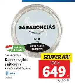 GARABONCIÁS Kecskesajtos sajtkrém
