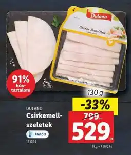 Lidl Dulano Csirkemell-szeletek ajánlat