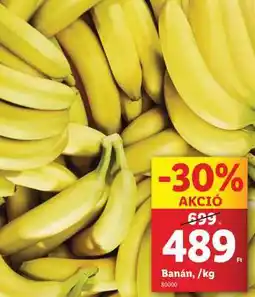 Lidl Banán ajánlat