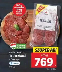 Lidl Téliszalámi ajánlat