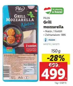 Lidl PILOS Grill mozzarella ajánlat