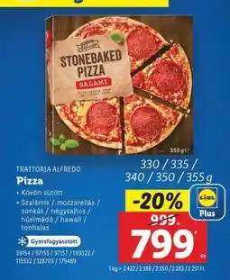 Lidl TRATTORIA ALFREDO Pizza ajánlat