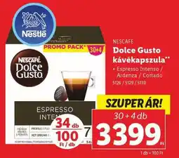 Lidl NESCAFE Dolce Gusto kávékapszula ajánlat