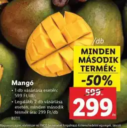 Lidl Mangó ajánlat