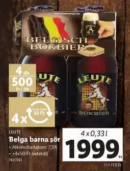 Lidl Leute Belga barna sör ajánlat