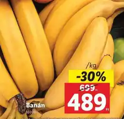 Lidl Banán ajánlat