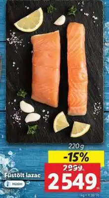 Lidl Füstölt lazac ajánlat