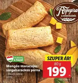 Lidl Mangós-maracujás-sárgabarackos párna ajánlat