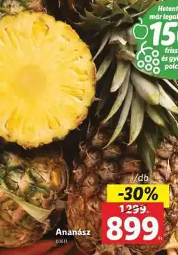 Lidl Ananász ajánlat