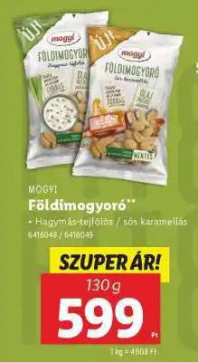 Lidl MOGYI Földimogyoró ajánlat