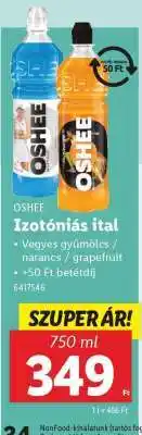 Lidl OSHEE Izotóniás ital ajánlat