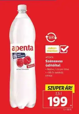Lidl Apenta szénsavas üdítőital ajánlat