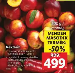 Lidl Nektarin ajánlat