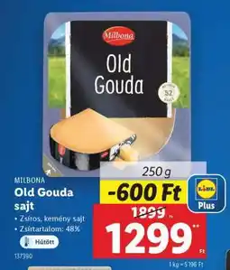 Lidl MILBONA Old gouda sajt ajánlat
