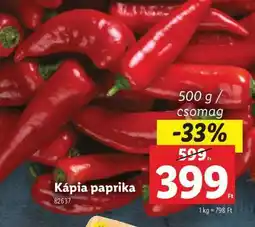 Lidl Kápia paprika ajánlat