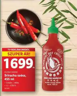 Lidl FLYING GOOSE Sriracha szósz ajánlat