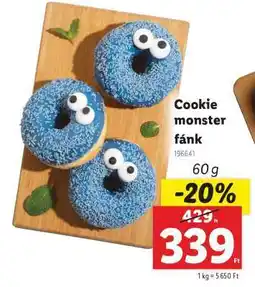 Cookie monster fánk