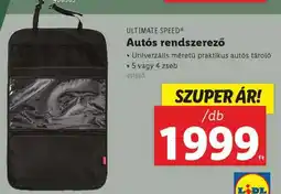 Lidl ULTIMATE SPEED Autós rendszerező ajánlat