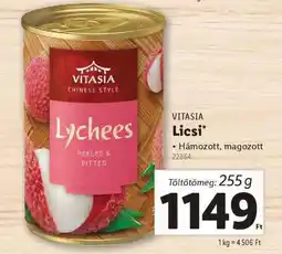 Lidl VITASIA Licsi ajánlat
