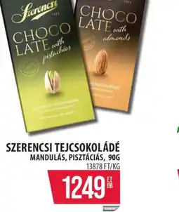 Coop Szerencsi tejcsokoládé ajánlat