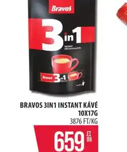 Coop Bravos 3in1 Instant Kávé ajánlat