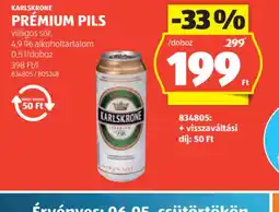 ALDI Karlskrone Prémium Pils ajánlat