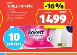 ALDI Kokett Toalettpapír ajánlat