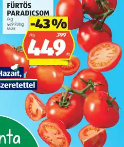 ALDI Fürtös Paradicsom ajánlat