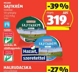 ALDI Milsani Sajtkrém ajánlat