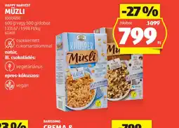 ALDI Happy Harvest Müzli ajánlat