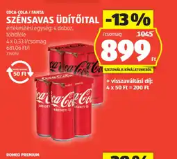 ALDI Szénsavas üdítőital ajánlat