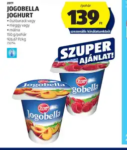 ALDI Zott Jogobella Joghurt ajánlat