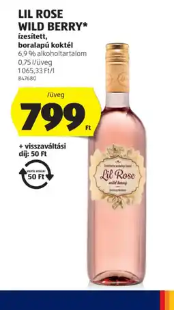 ALDI Lil Rose Wild Berry ajánlat
