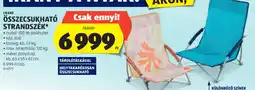ALDI Crane Összecsukhat Strandszék ajánlat