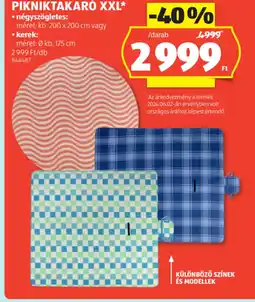 ALDI Pikniktakaro XXL ajánlat