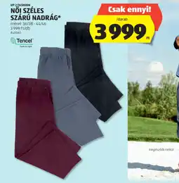 ALDI Női széles szárú nadrág ajánlat