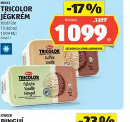 ALDI Mucci Tricolor Jégkrém ajánlat