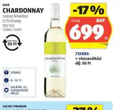 ALDI Eger Chardonnay ajánlat