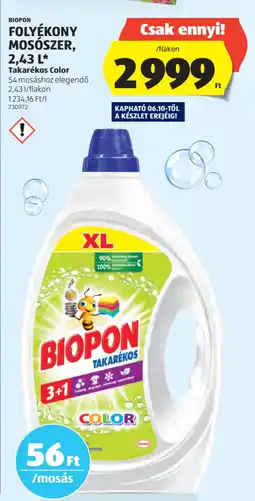 ALDI Biopon Folyékony Mosszer ajánlat