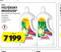 ALDI Ariel Folyékony Mosszer ajánlat