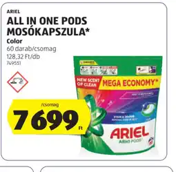 ALDI Ariel All in One Pods Moskapszula ajánlat
