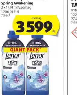 ALDI Lenor Öblítő ajánlat