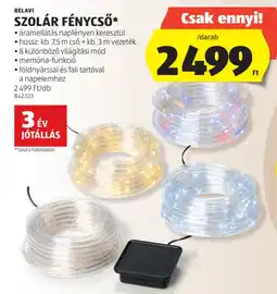 ALDI Szolár fénycső ajánlat