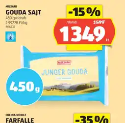 ALDI Melsani Gouda Sajt ajánlat