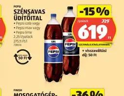 ALDI Pepsi Szénsavas Üdítőital ajánlat
