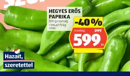 ALDI Hegyes erős paprika ajánlat